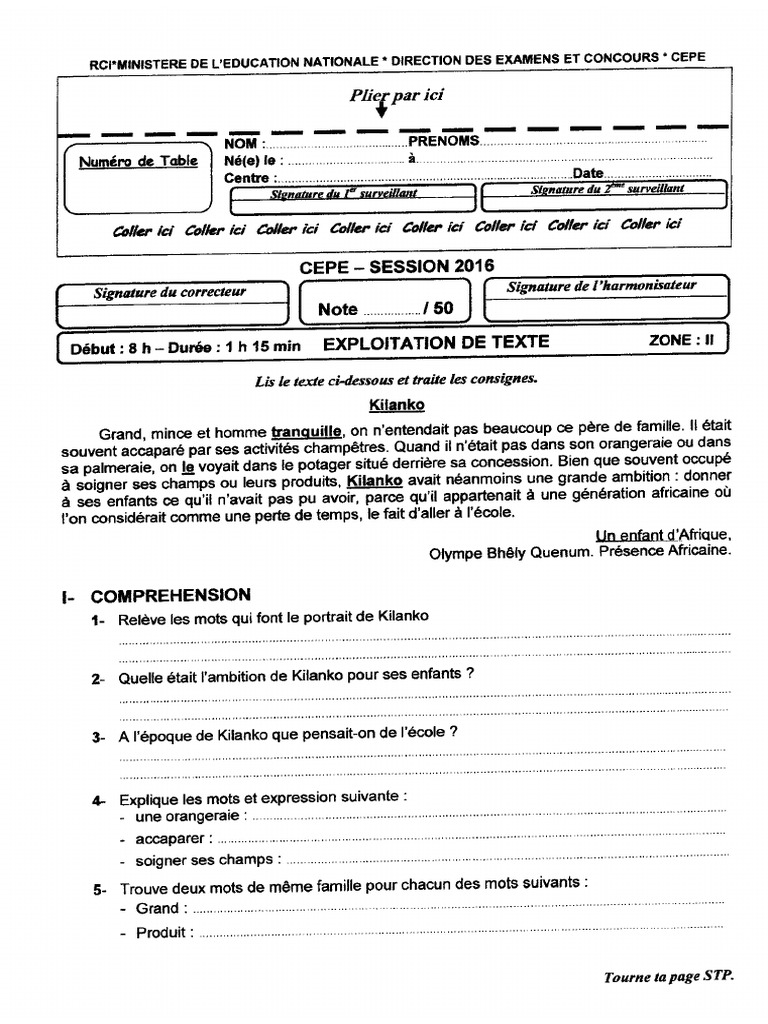 Cepe Zone2 Et 2016 | PDF