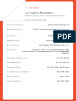 Invoice: Struk Pembayaran Tagihan Pendidikan