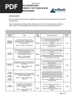 Generic Method Statement for Lifting | PDF | Crane (Machine) | Elevator