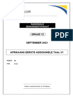 Afrikaans Fal p1 Gr12 QP Sept2023