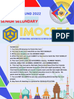 Senior Sec Imocsea Sample Test PDF
