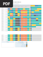 IC Monthly Employee Attendance Sheet 11664