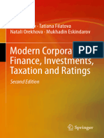 Brusov, Filatova, Orekhova, Eskindarov - Modern Corporate Finance, Investments, Taxation and Rating 2018