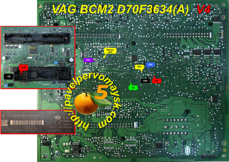 D70F3634 Pinout and Connections | PDF