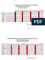 Daftar Hadir Guru