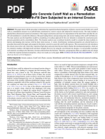 Design of A Plastic Concrete Cutoff Wall As A Remediation