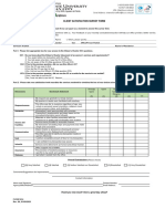 F CSSF 014 CITIZEN CLIENT SATISFACTION SURVEY FORM 2023 Edition