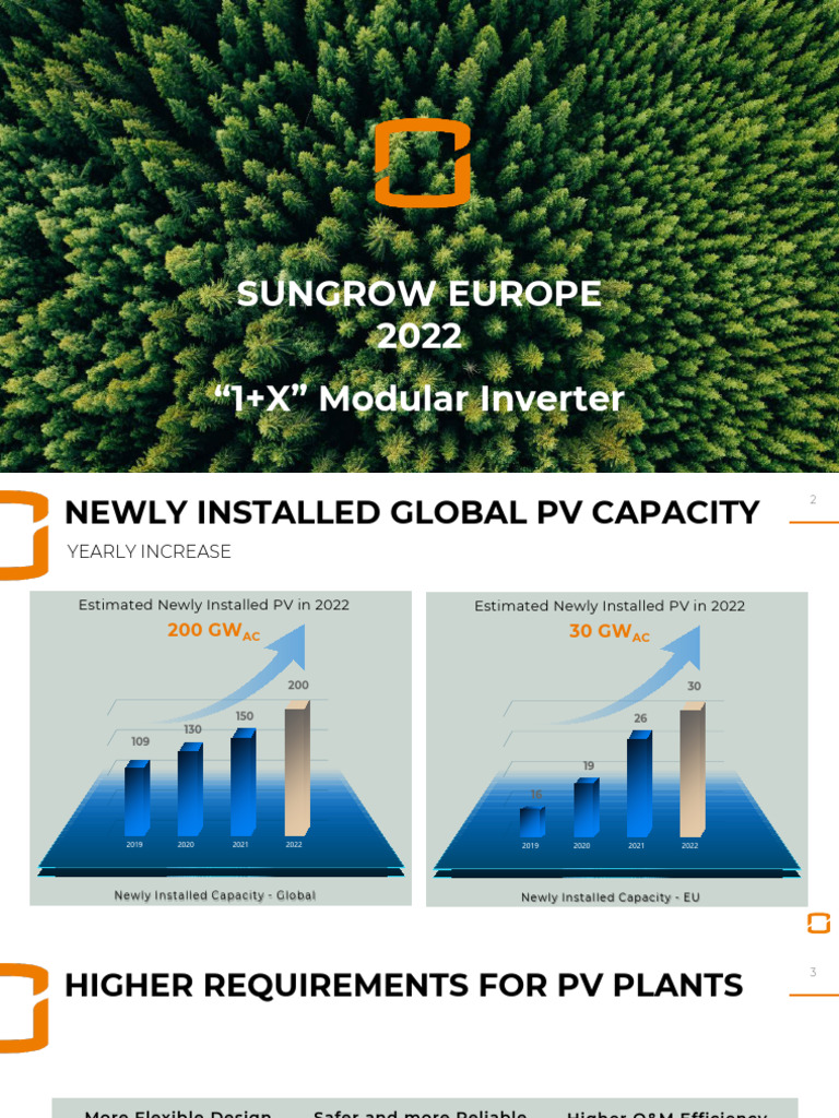 "1+X Modular Inverter Overview" | PDF | Power Inverter | Electrical Grid