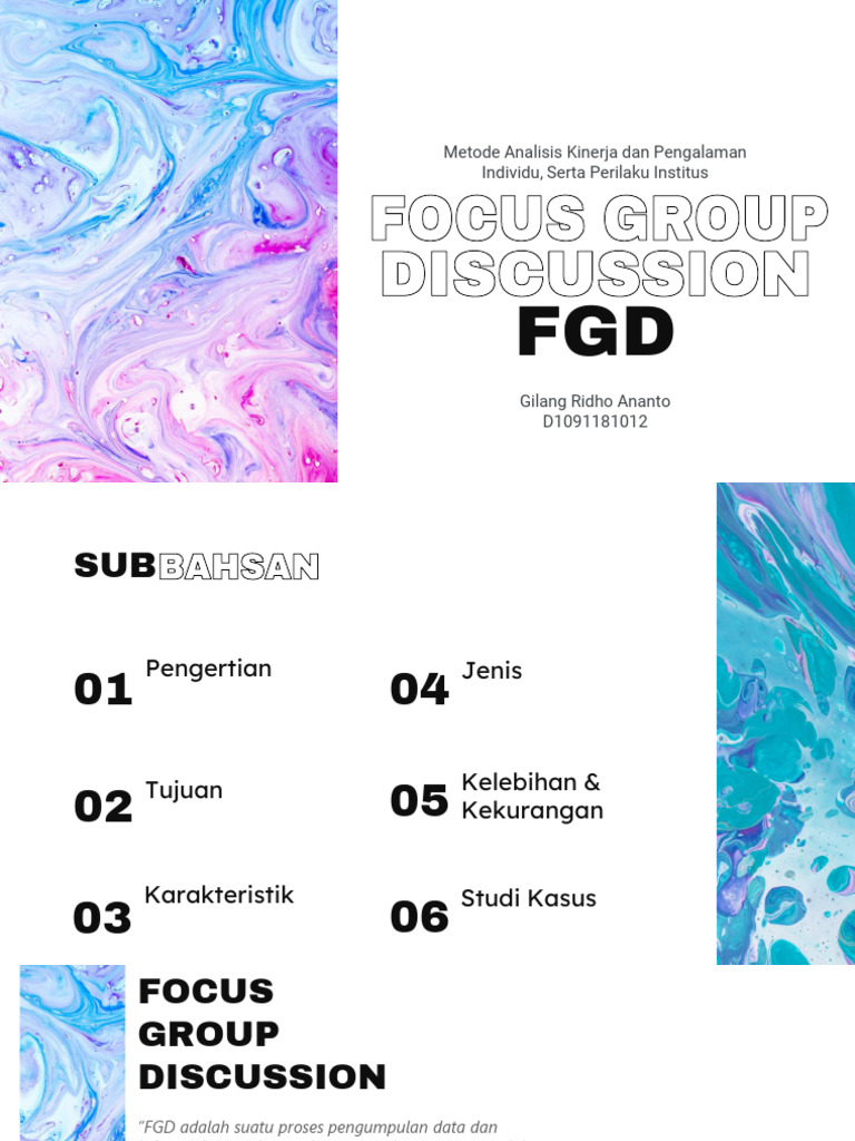 Metode dan Tujuan Focus Group Discussion | PDF | Karier & Perkembangan ...