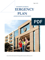 ANNEX 1 University Internal Emergency Plan 2020