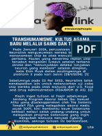 Transhumanisme, Kultus Agama Baru Melalui Sains Dan Teknologi