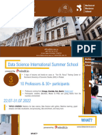 Data Science International Summer School - ASE - Community