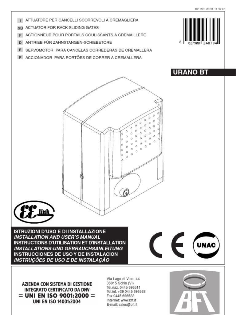 Bft Manual