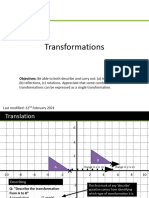Transformations Math IGCSE