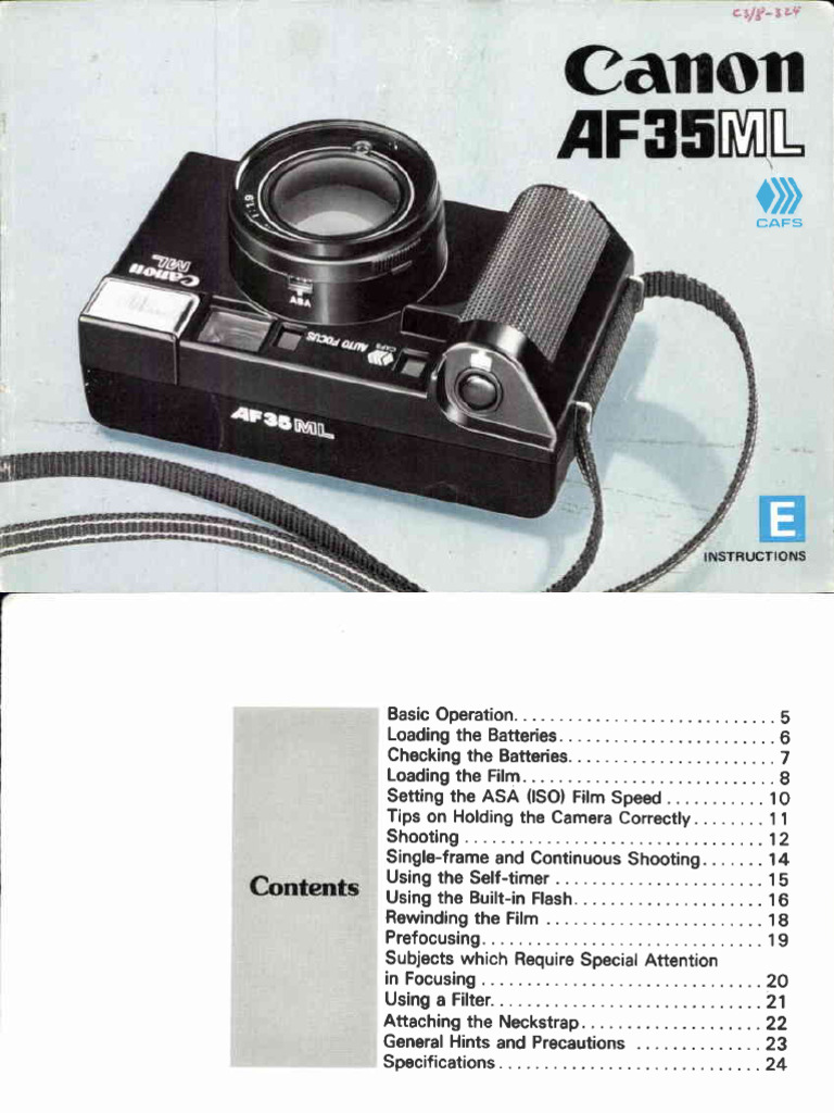 【C-106】動作品 CANON AF35ML C-106】動作品 CANON AF35ML