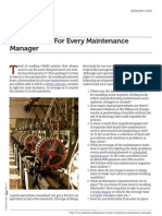 Key Questions for Every Maintenance Manager