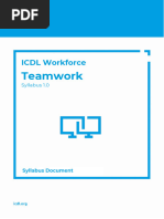 ICDL Teamwork Syllabus 1.0