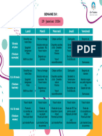 Menu Semaine Du 29 Janvier 2024