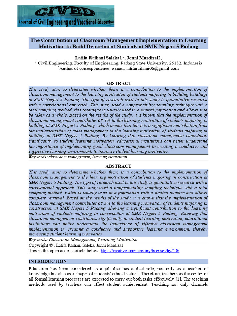 1-the-contribution-of-classroom-management-implementation-to-learning