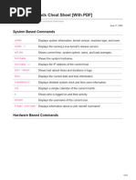 Linux Commands Cheat Sheet With PDF