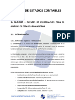 ANÁLISIS DE ESTADOS CONTABLE S - Bloque 1 Academia CEUS