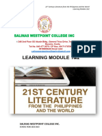 21st Literature PDF