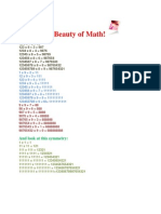 Beauty of Math