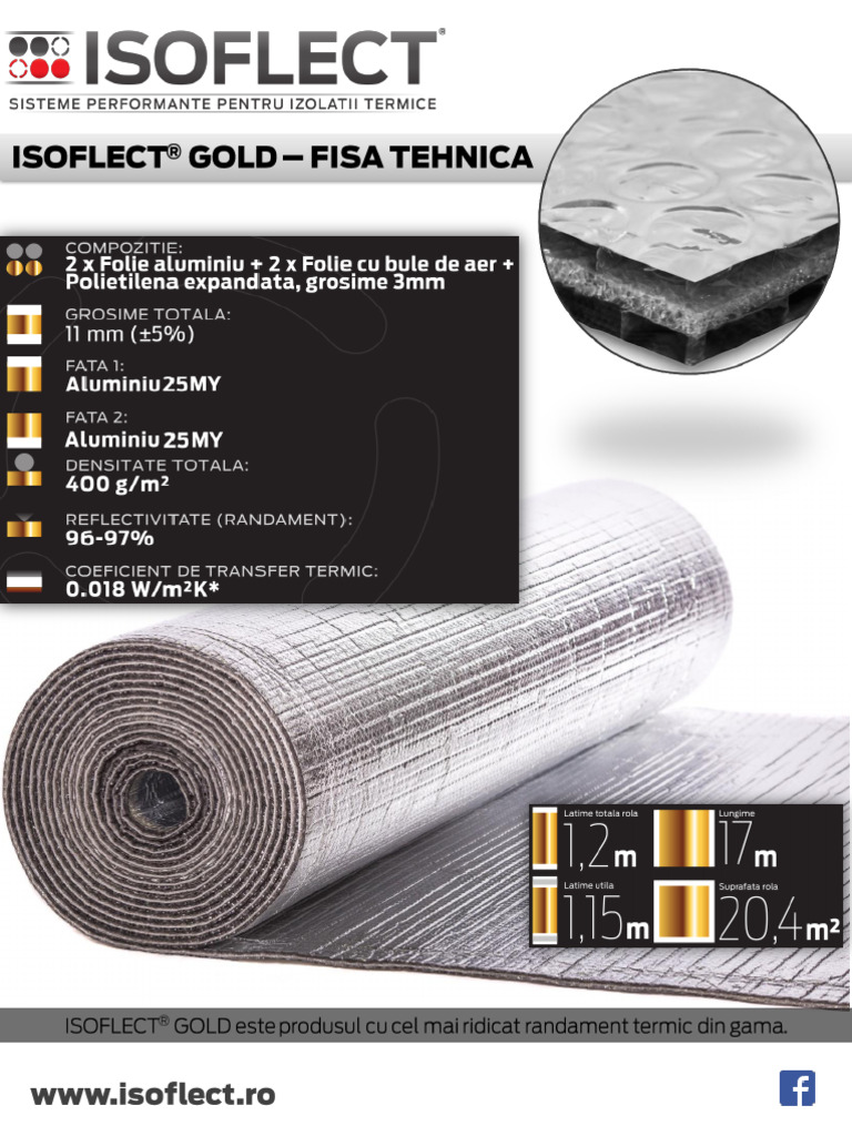 Fisa Tehnica Isoflect Gold | PDF