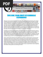 Download Tips for Your First Psychedelic Experience by Ellis Dee SN70702425 doc pdf