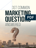 Common Marketing Questions