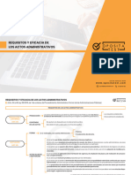 Requisitos Y Eficacia de Los Actos Administrativos