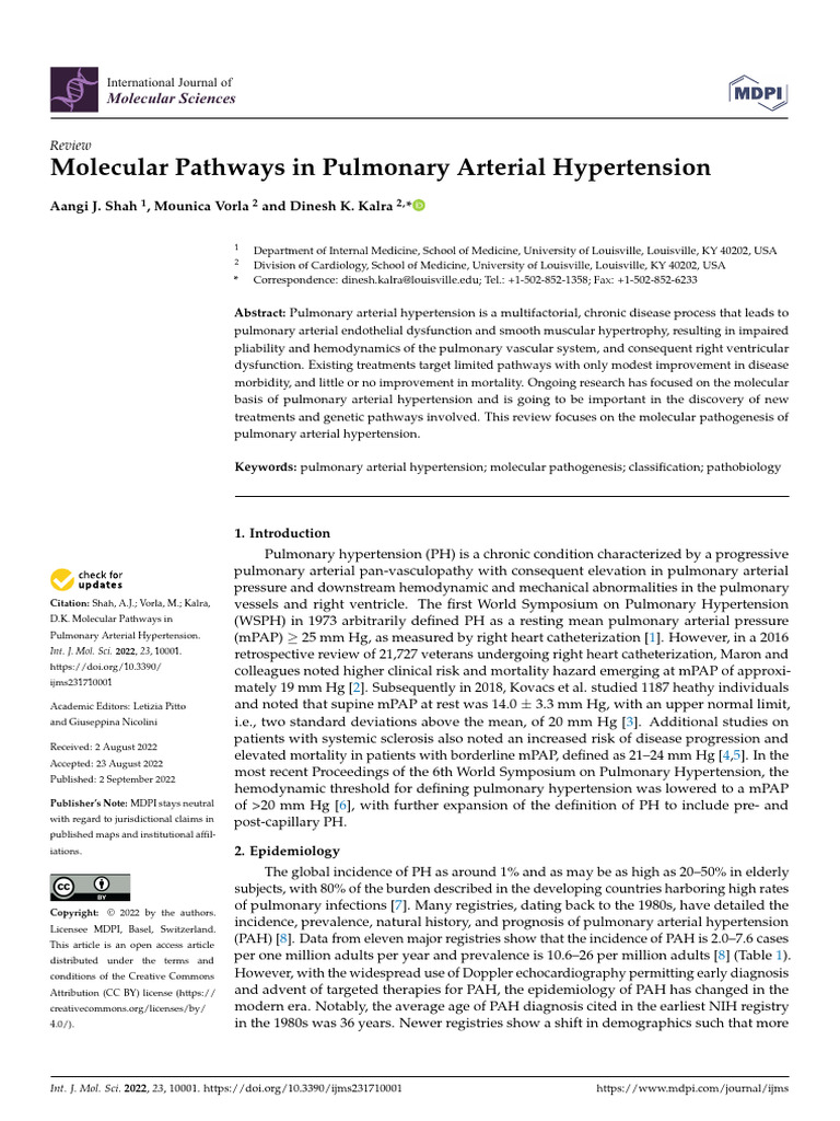 Vias Moleculares Hap | PDF | Blood Vessel | Heart Failure