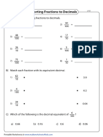 Fractions To Decimals Level1 1