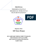 Proposal Renovasi KB Tunas Bangsa (Syahrial Kani, SH Ketua DPRD Kota Padang)