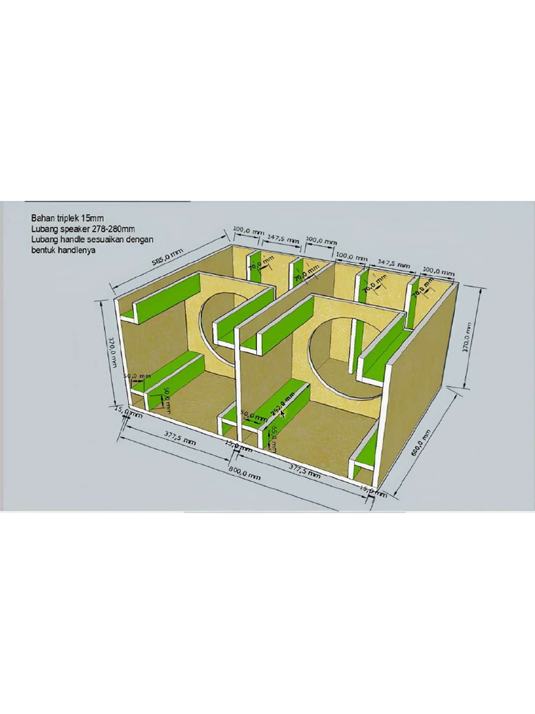 Skema Box Speaker Planar 12 Inch | PDF