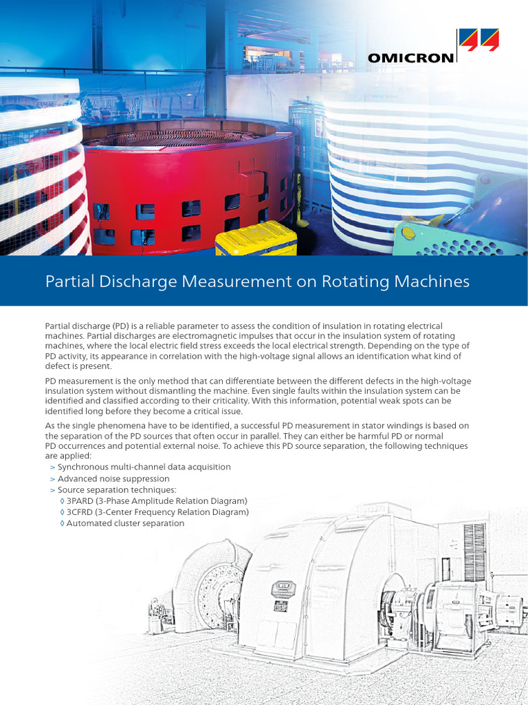 PD Measurement Techniques for Rotating Machines | PDF | Electrical ...