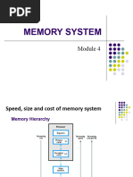 MODULE 4 Memory System