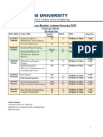 AUTUMN-2023 - Bi - Mid-exam-routine-UG Feni University