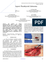 A Case Report: Parathyroid Adenoma