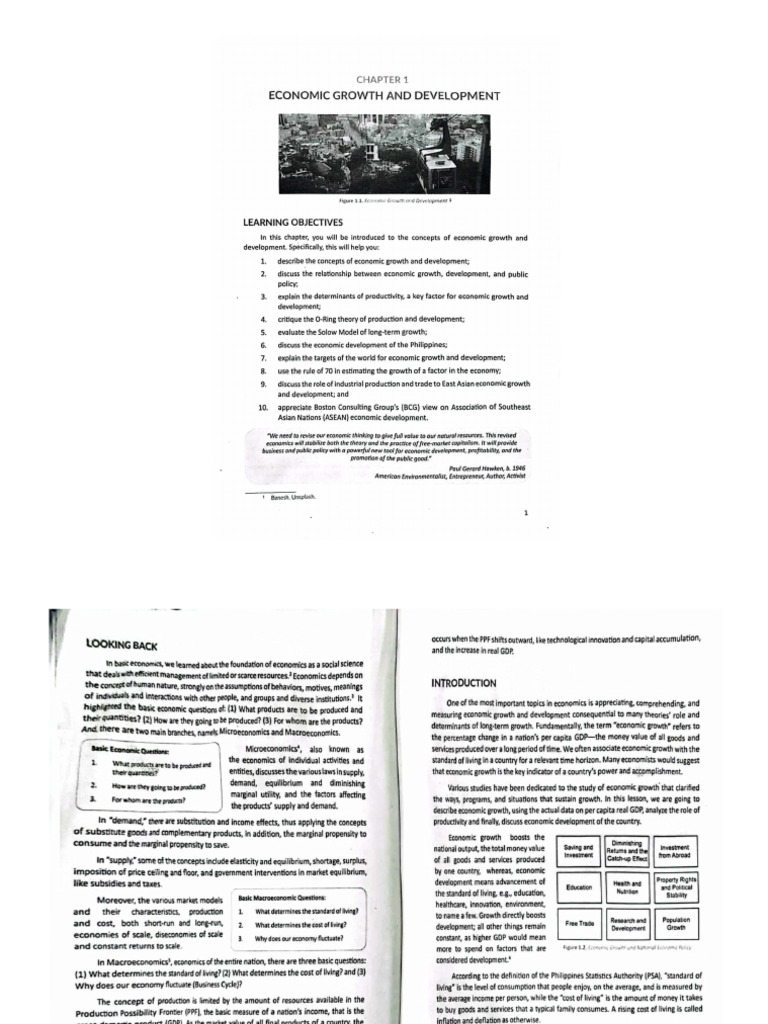 Economic Growth Pdf