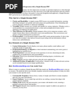 Simple Resume PDF