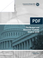 The Budget and Economic Outlook - 2024 To 2034
