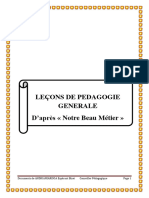 Cap 3 - Lecons de Pedagogie Generale