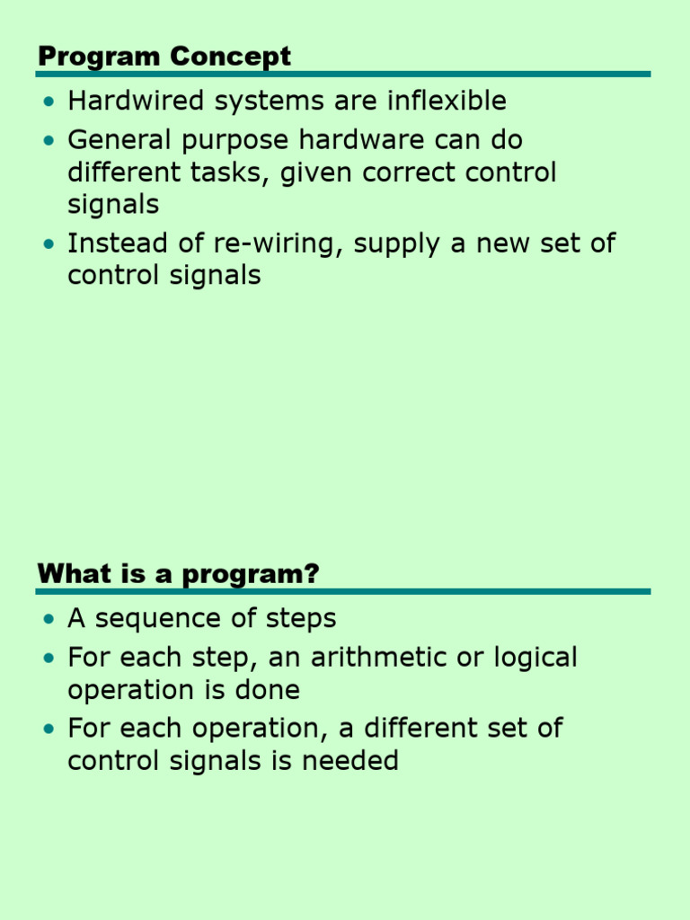 03 - Top Level View of Computer Function and Interconnection | PDF ...