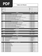 Tabela de Preços LPMG Motos