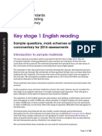 2014 KS1 English Reading Sample Materials