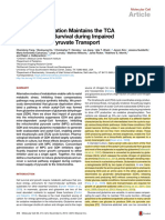 Glutamine Oxidation Maintains The TCACycle and Cell Survival During ImpairedMitochondrial Pyruvate Transport