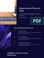 David Registration of Patent in India
