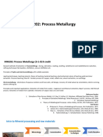 MM202 - 1 Process Metallurgy - Ajay - Lecture