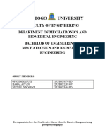 Development of A Glocometer